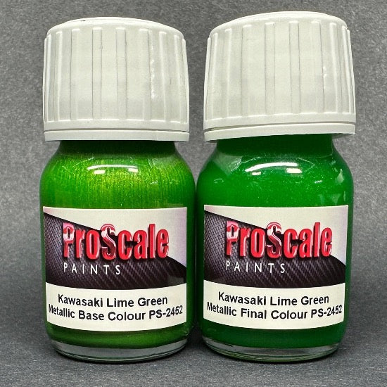 Kawasaki Lime Green Metallic (30ml x 2) ProScale Paints