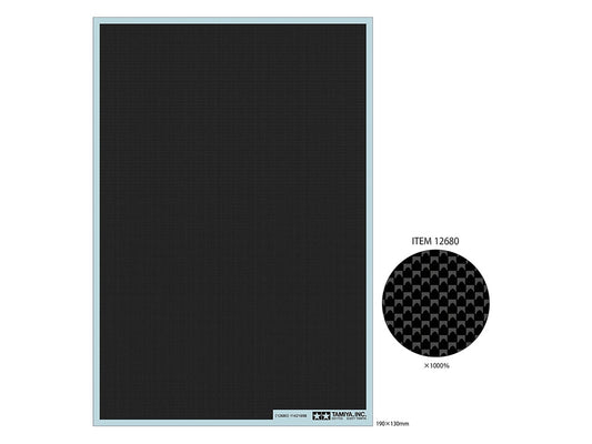 12680 Tamiya 1/24 Carbon Decal Plain Extra Fine