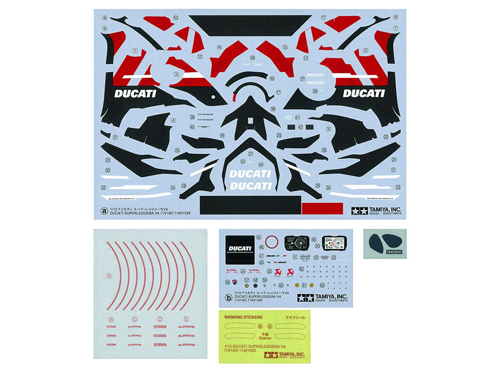 14140 Tamiya 1/12 Ducati Superleggera V4 Model Kit – ProScale Paints