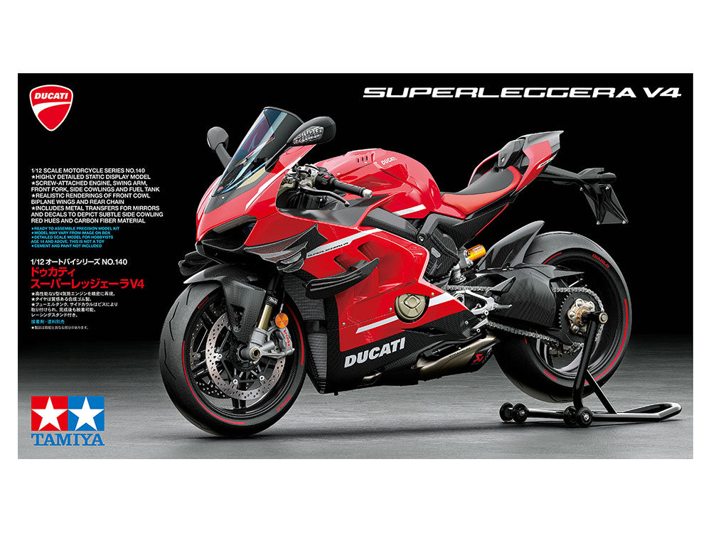 14140 Tamiya 1/12 Ducati Superleggera V4 Model Kit