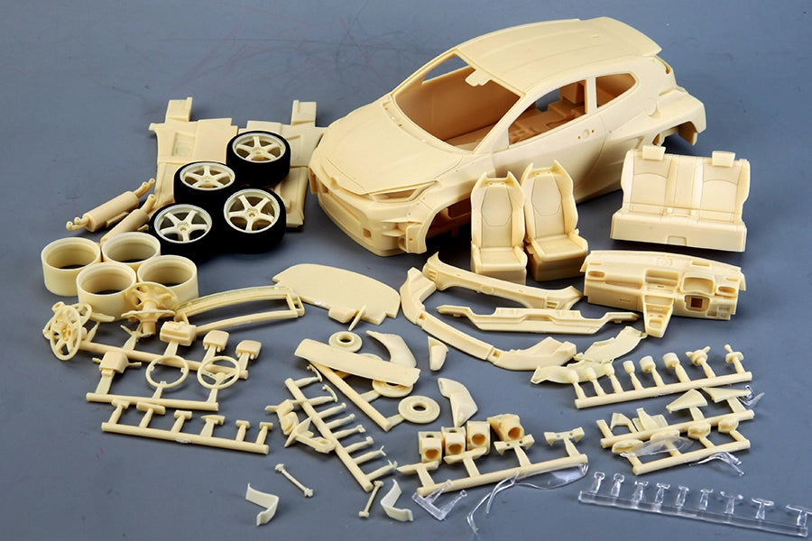 Alpha Model 1/24 - Rocket Bunny GR Yaris (HKS) Multimedia Model Kit AM02-0057