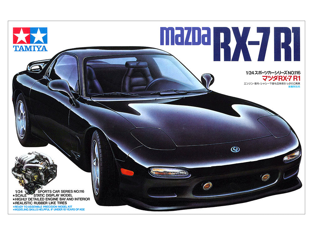 24116 Tamiya 1/24 Mazda Rx-7 R1 Model Kit