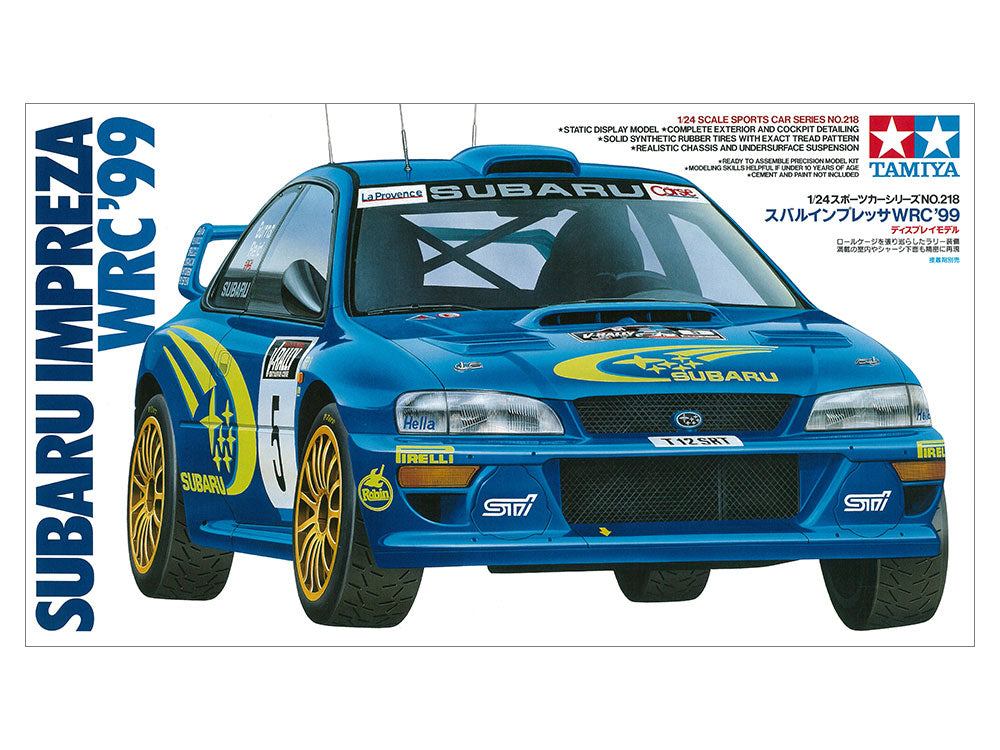 24218 Tamiya 1/24 Subaru Impreza Wrc '99 Model Kit