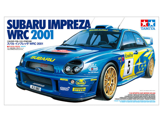 24240 Tamiya 1/24 Subaru Impreza WRC 2001 Model Kit