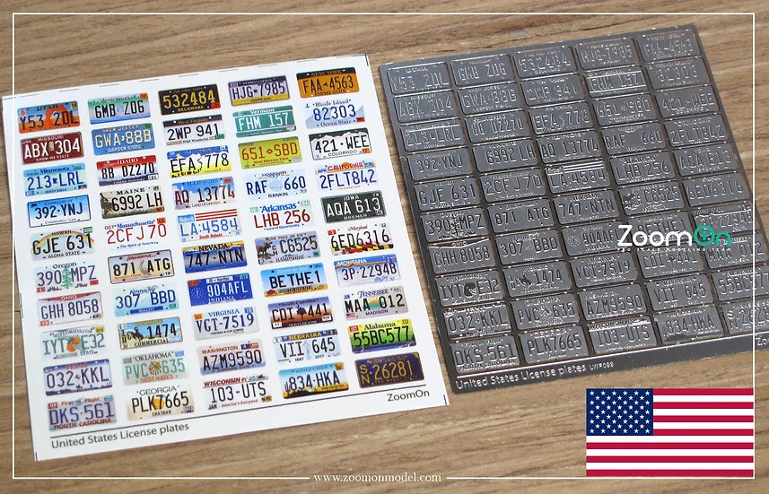 United States License plates