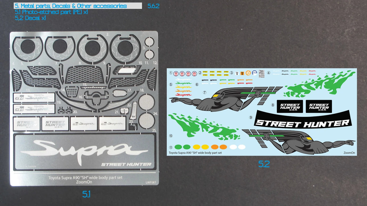 Toyota Supra A90 "SH" Wide Body TransKit