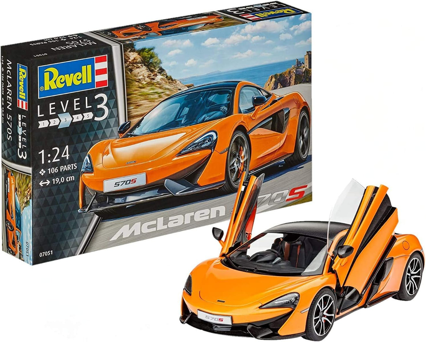 07051 Revell 1/24 - Revell McLaren 570S Model Kit