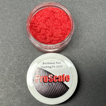 Flocking Set 1 - Black, Anthracite Grey, Sand Beige, Bordeaux Red and Chilli Red (5 x 25ml)