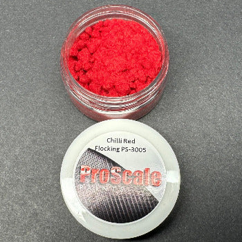 Flocking Set 1 - Black, Anthracite Grey, Sand Beige, Bordeaux Red and Chilli Red (5 x 25ml)